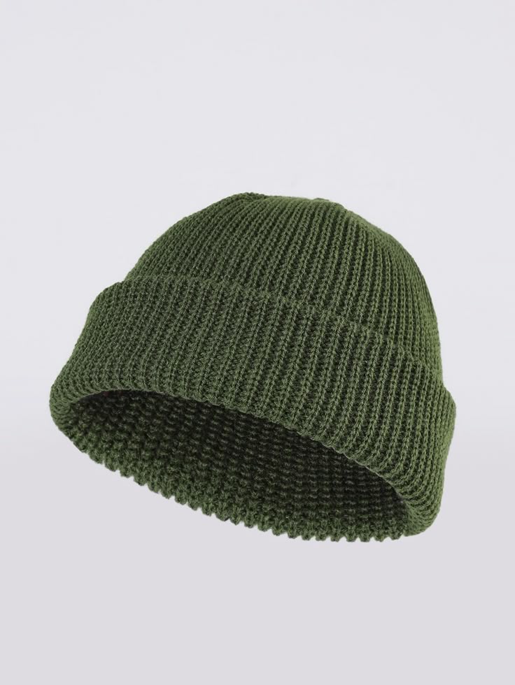 Green Semi Basic beanie